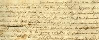 A close-up of the third Samuel Bard manuscript.